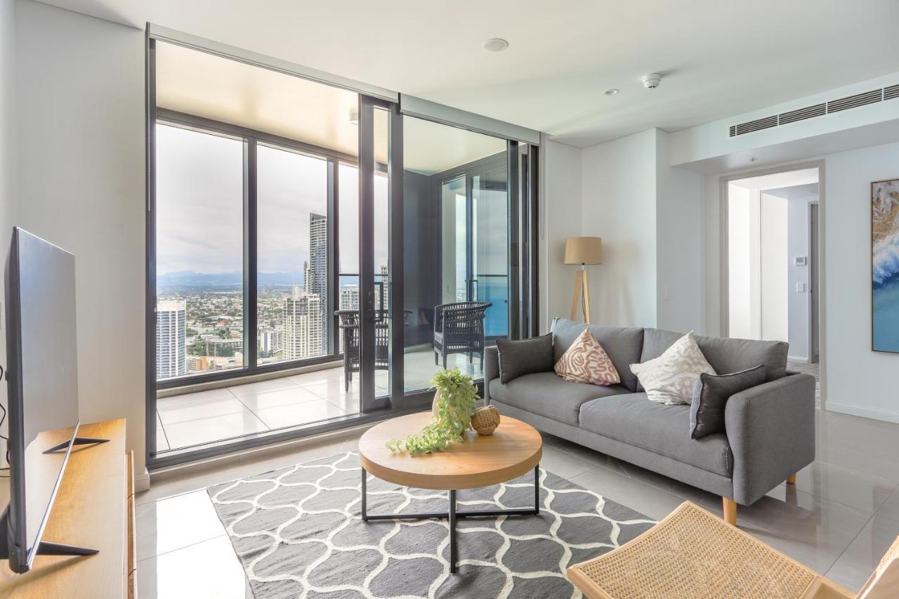 Sea View Beachfront Apartment In Surfers Gold Coast Bagian luar foto
